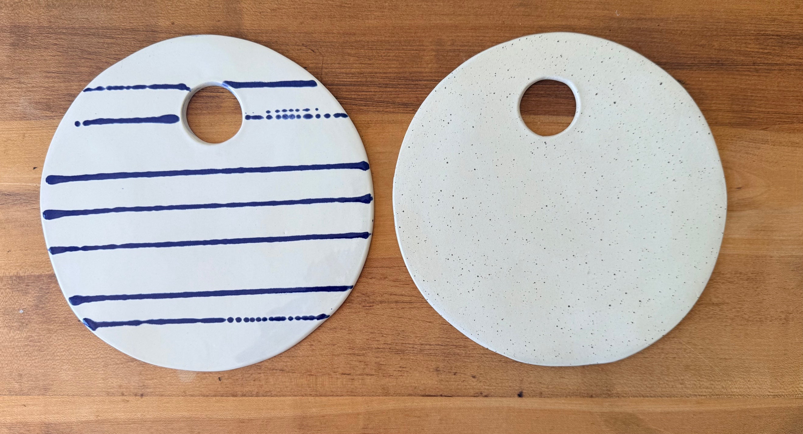 Serving Platter with Hole, 9" AC