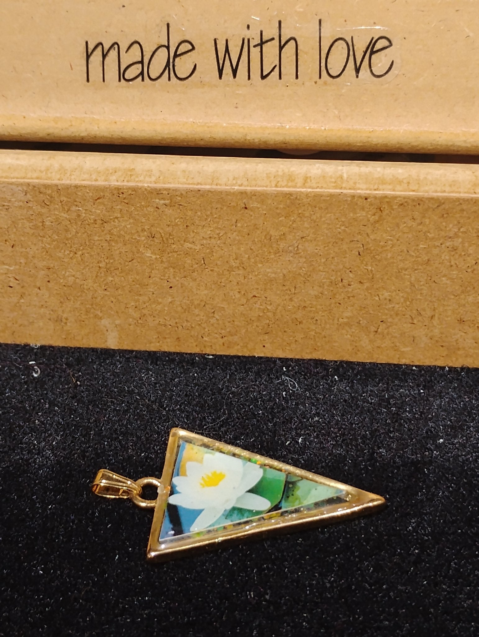 Triangle Photo Pendant