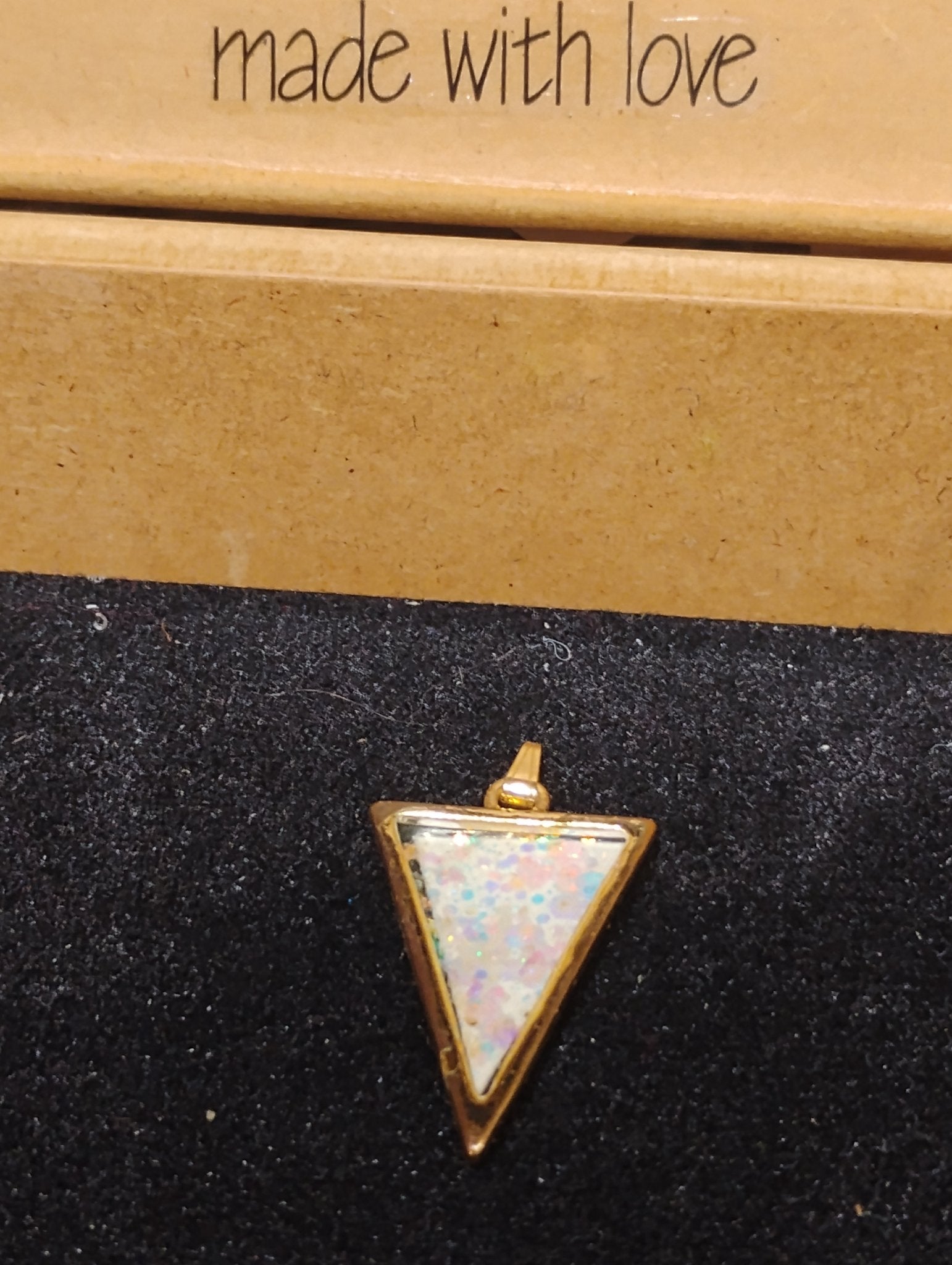 Triangle Photo Pendant