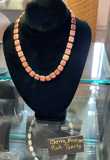 Cherry Blossom Beaded Necklace