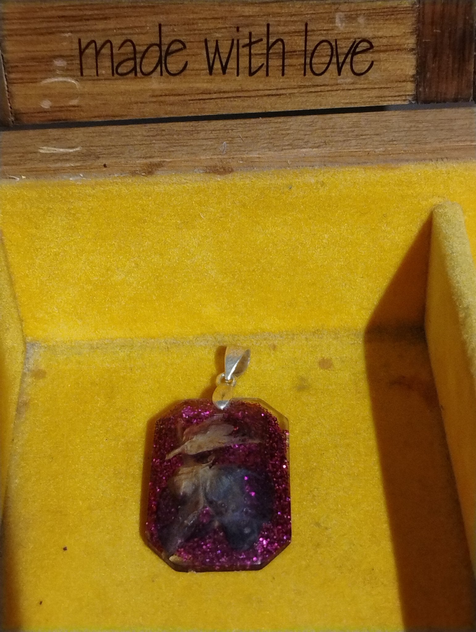 Faceted Rectangle Flower/Fern/Bead/Other Pendant