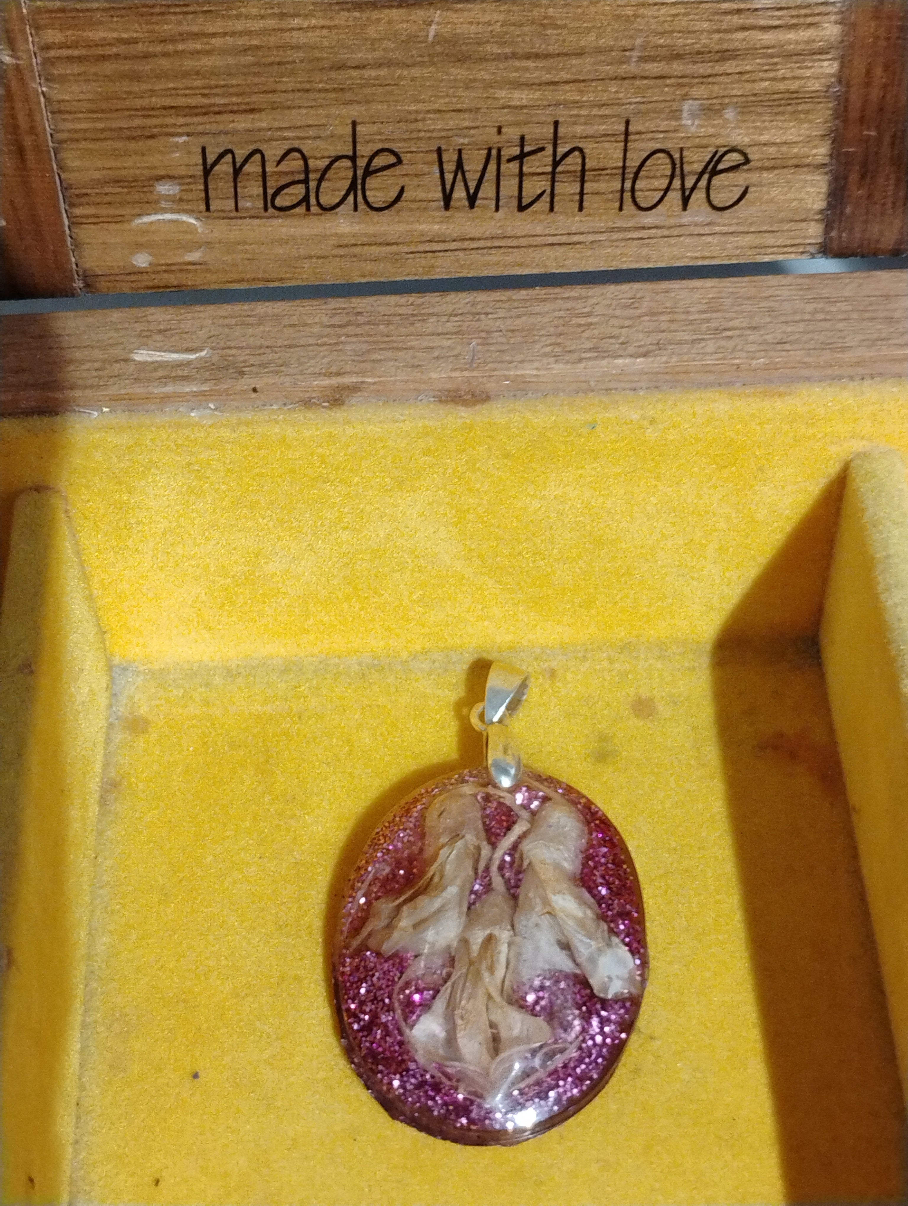 Faceted Oval Flower/Fern/Bead/Other Pendant