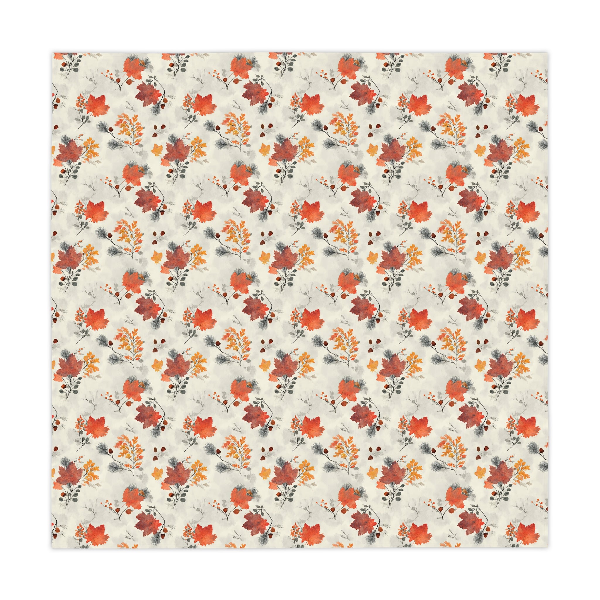 Autumn Floral Tablecloth, Festive Dining Decor, Rustic Dinnerware, Thanksgiving Table Setting, Home Decor Essentials, Fall Celebration