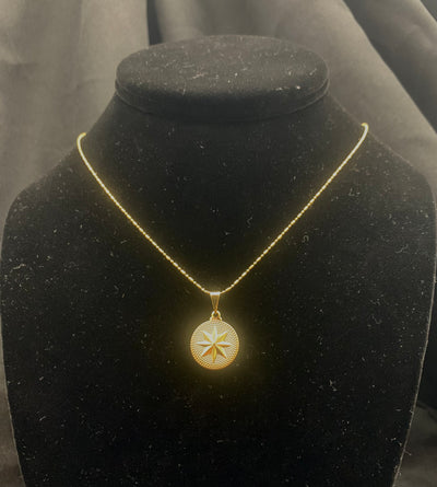 Compass Rose Plain by Water's Edge Studio