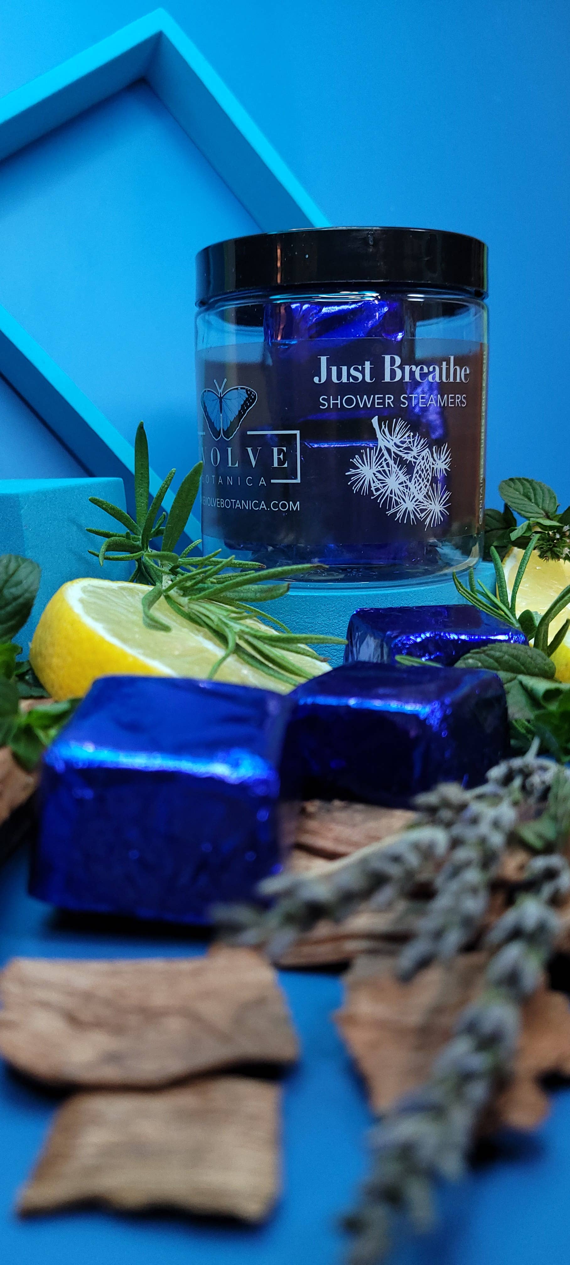 Shower Steamers - Just Breathe (3 per Jar)