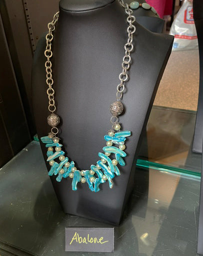 Abalone Bib Necklace