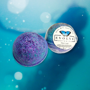 Natural Bath Bomb handmade - Mermaid by Evolve Botanica
