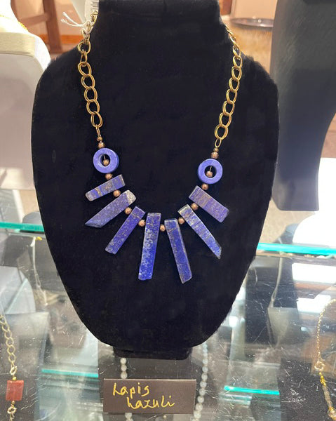 Lapis Lazuli Bib Necklace