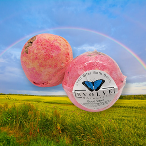 Natural Bath Bomb handmade - Good Vibes - by Evolve Botanica