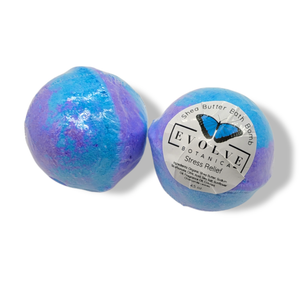 Natural Bath Bomb handmade Chamomile - Stress Relief by Evolve Botanica