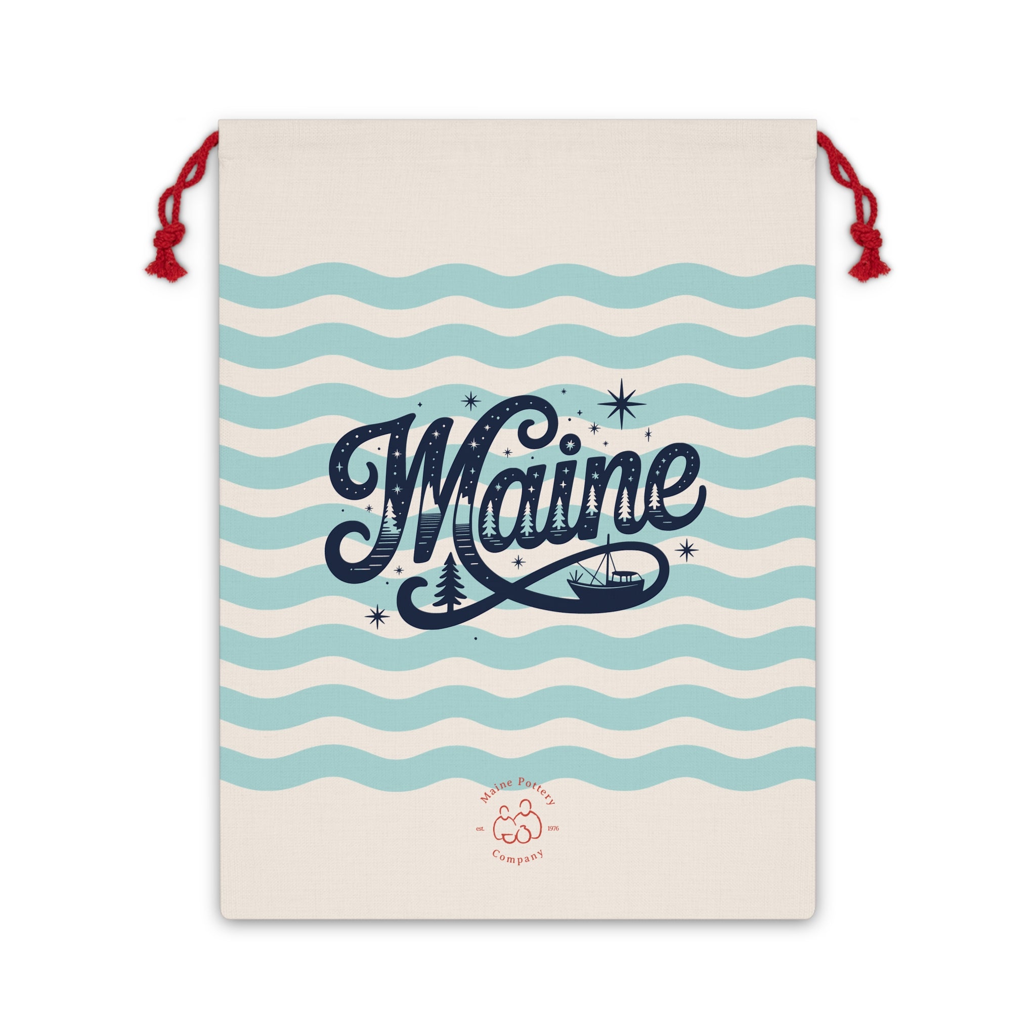 Maine Drawstring Gift Bag