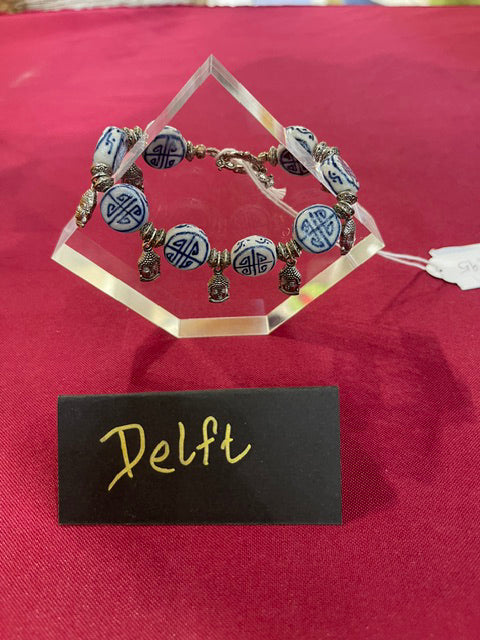 Delft Blue Porcelain Bracelet