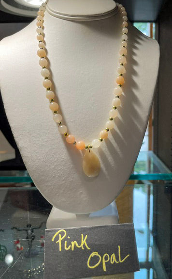 Pink Opal Necklace