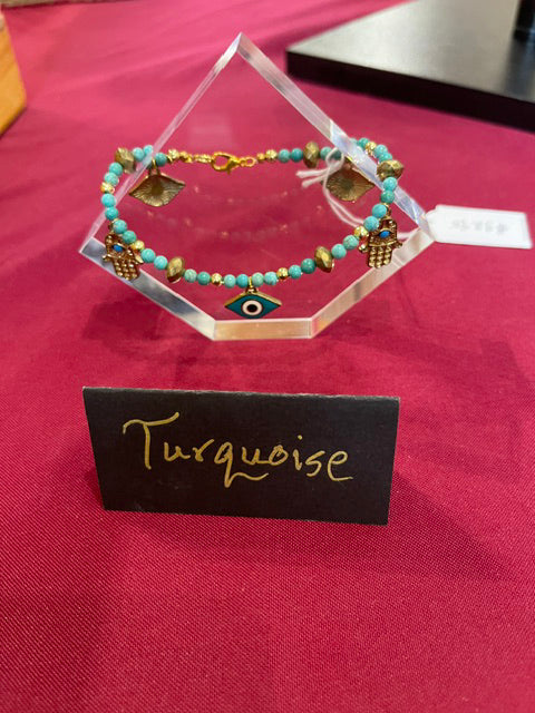 Turquoise Hamsa Bracelet