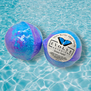 Natural Bath Bomb handmade Chamomile - Stress Relief by Evolve Botanica