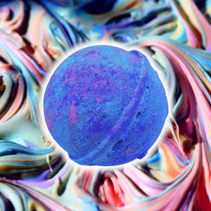 Natural Bath Bomb handmade - Rainbows & Unicorns by Evolve Botanica