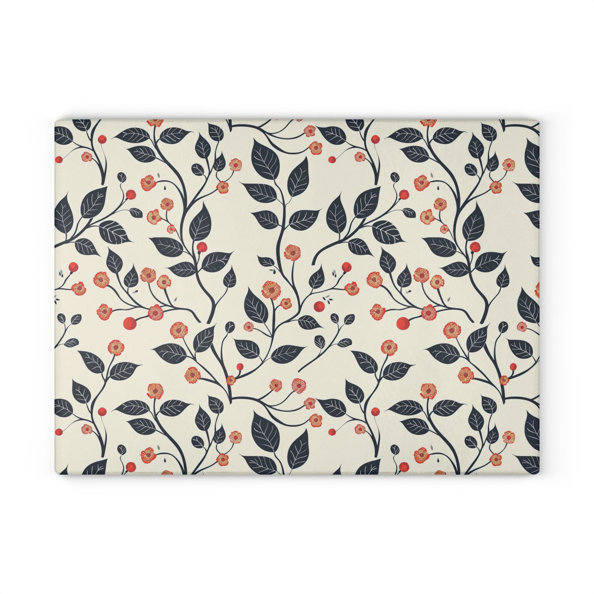 Cherry Blossom Glass Cutting Board
