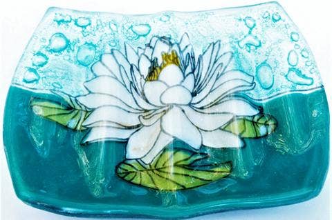 White Lotus Soap Dish