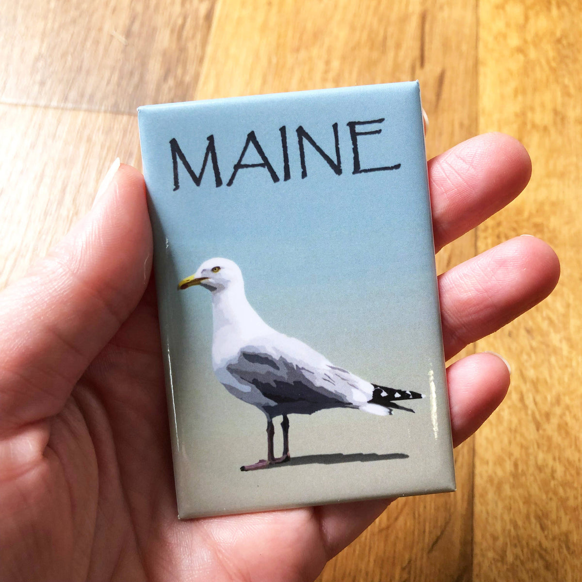 Maine Gull Acrylic Magnet