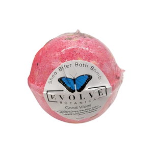 Natural Bath Bomb handmade - Good Vibes - by Evolve Botanica