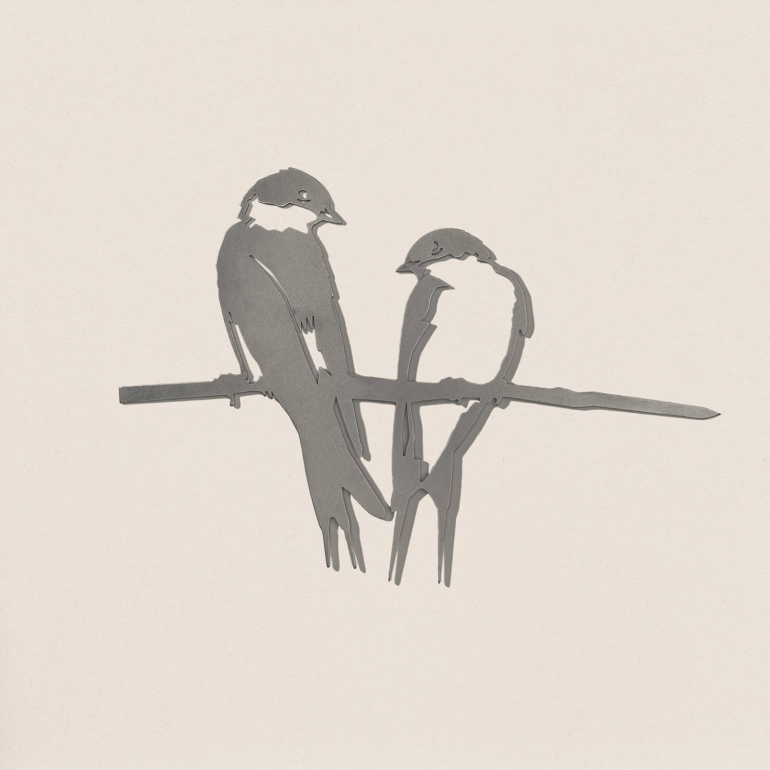 Pair of Swallows Garden Art