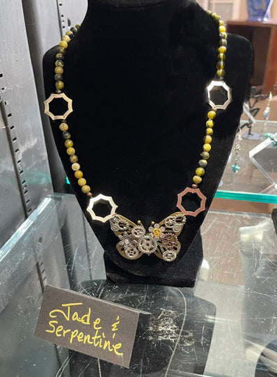 Jade and Serpentine Necklace