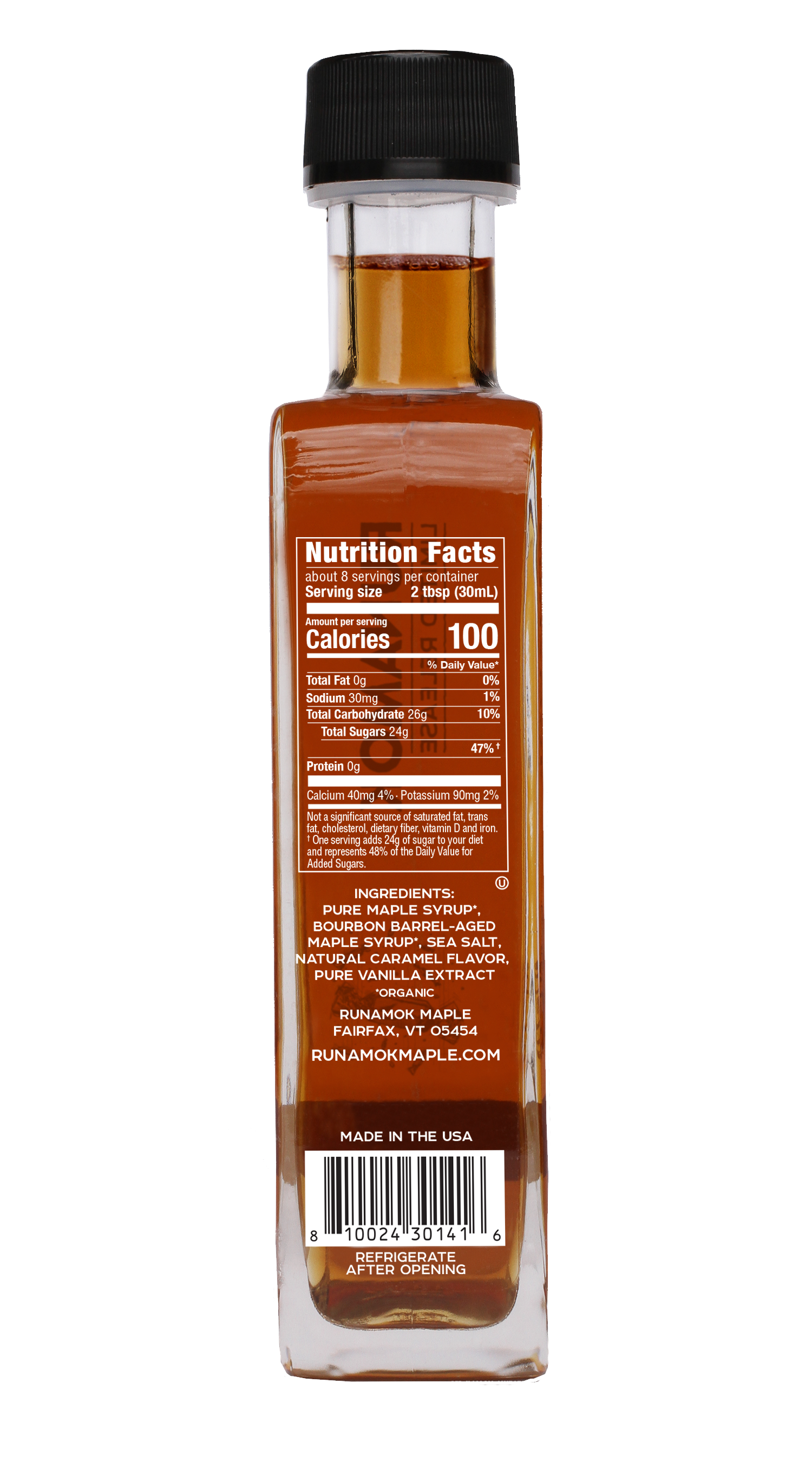Salted Caramel Infused Maple Syrup 250ml