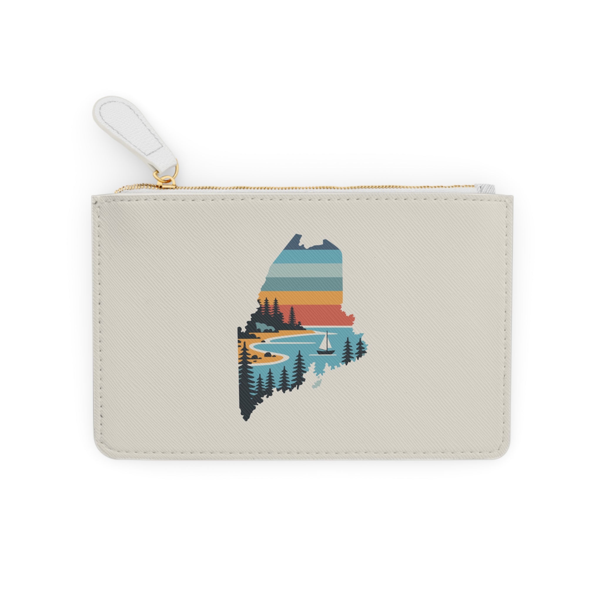Clutch Bag Portland Maine Retro Lighthouse Mini
