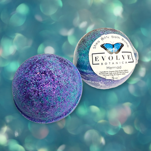 Natural Bath Bomb handmade - Mermaid by Evolve Botanica