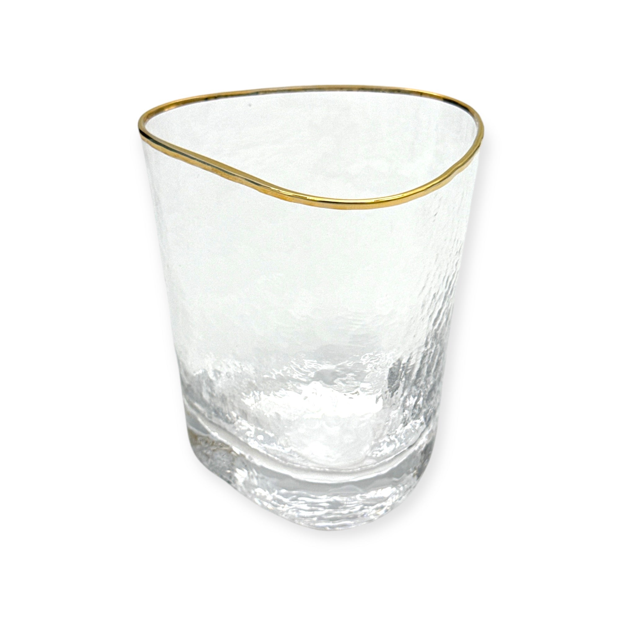 Triangular Double Old Fashioned Glass