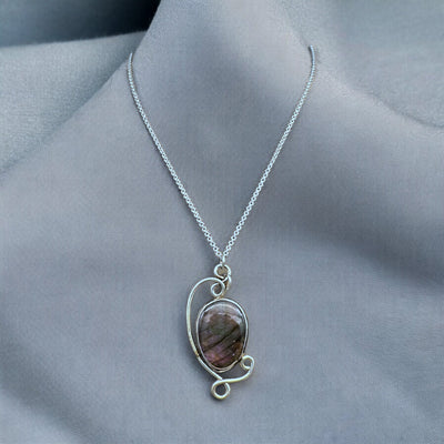Labradorite Necklace by Morgan McGeehan Designs
