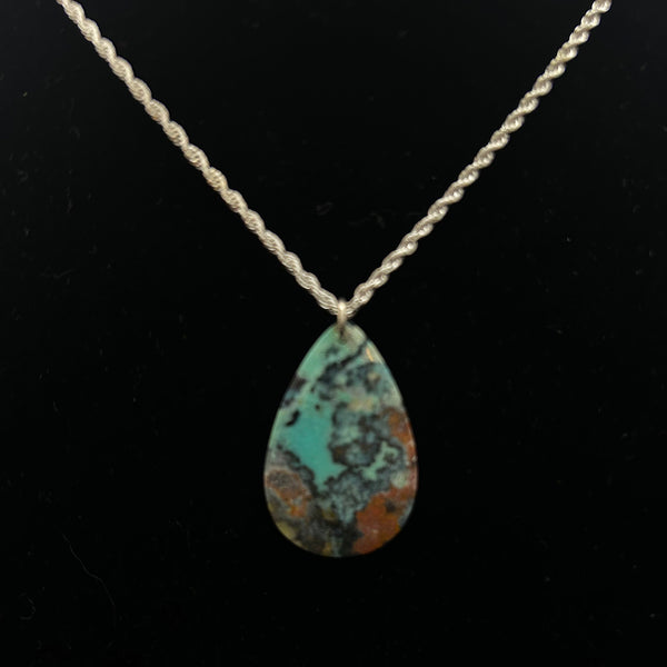 Opalized Petrified Wood Necklace by Joe Foster