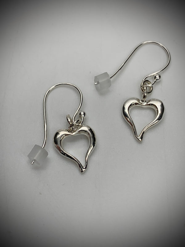 Tiny Heart Earrings