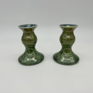 Candlesticks Short, pair - Pottery Edgecomb Potters