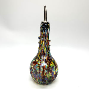 Square Glass Oil Bottle by Glass Rocks