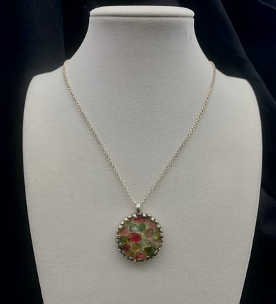 Tourmaline Pendant Necklace by Colleen Flanagan-Ormsby