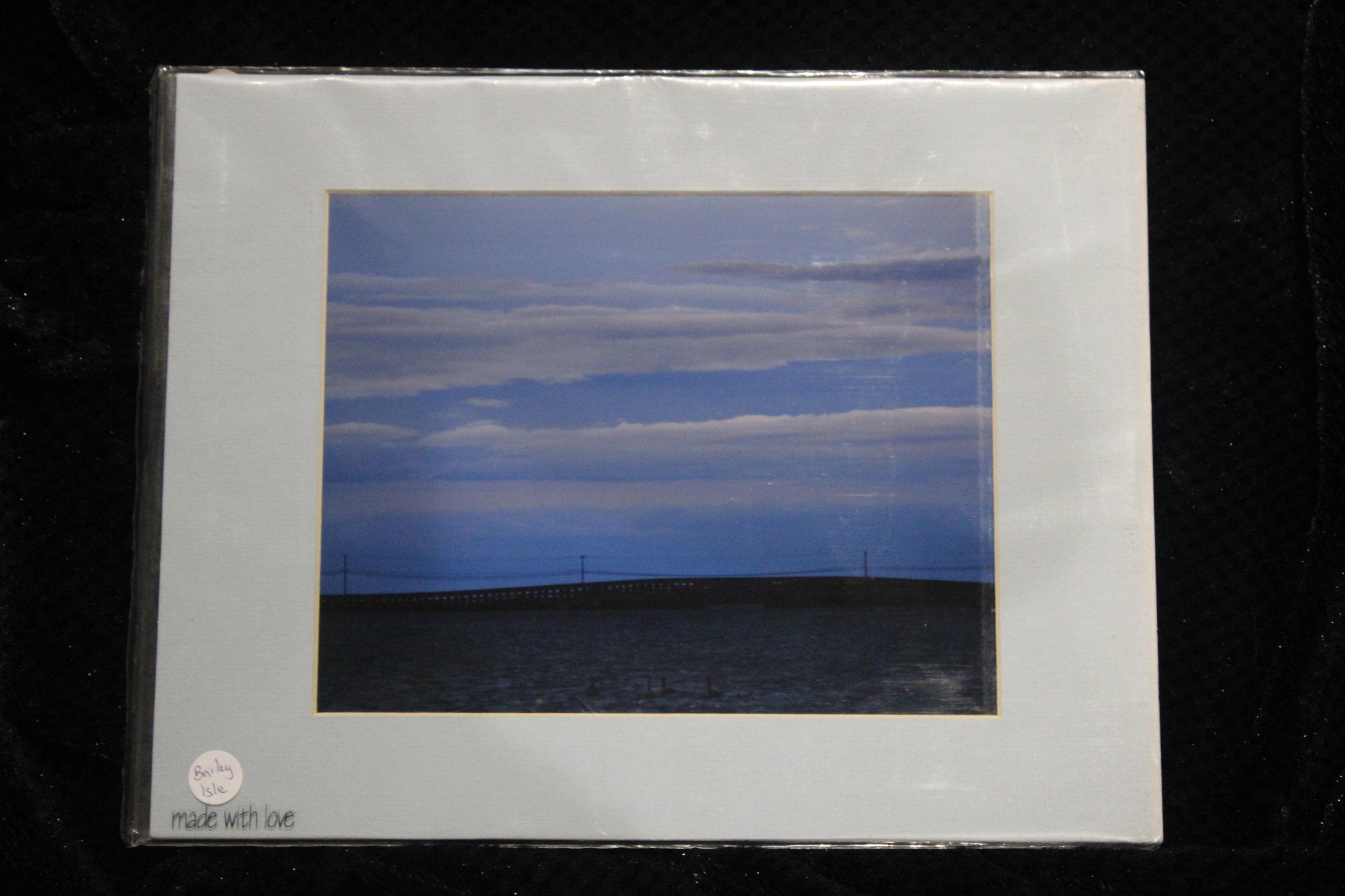 Cribstone in Blue 8x10"
