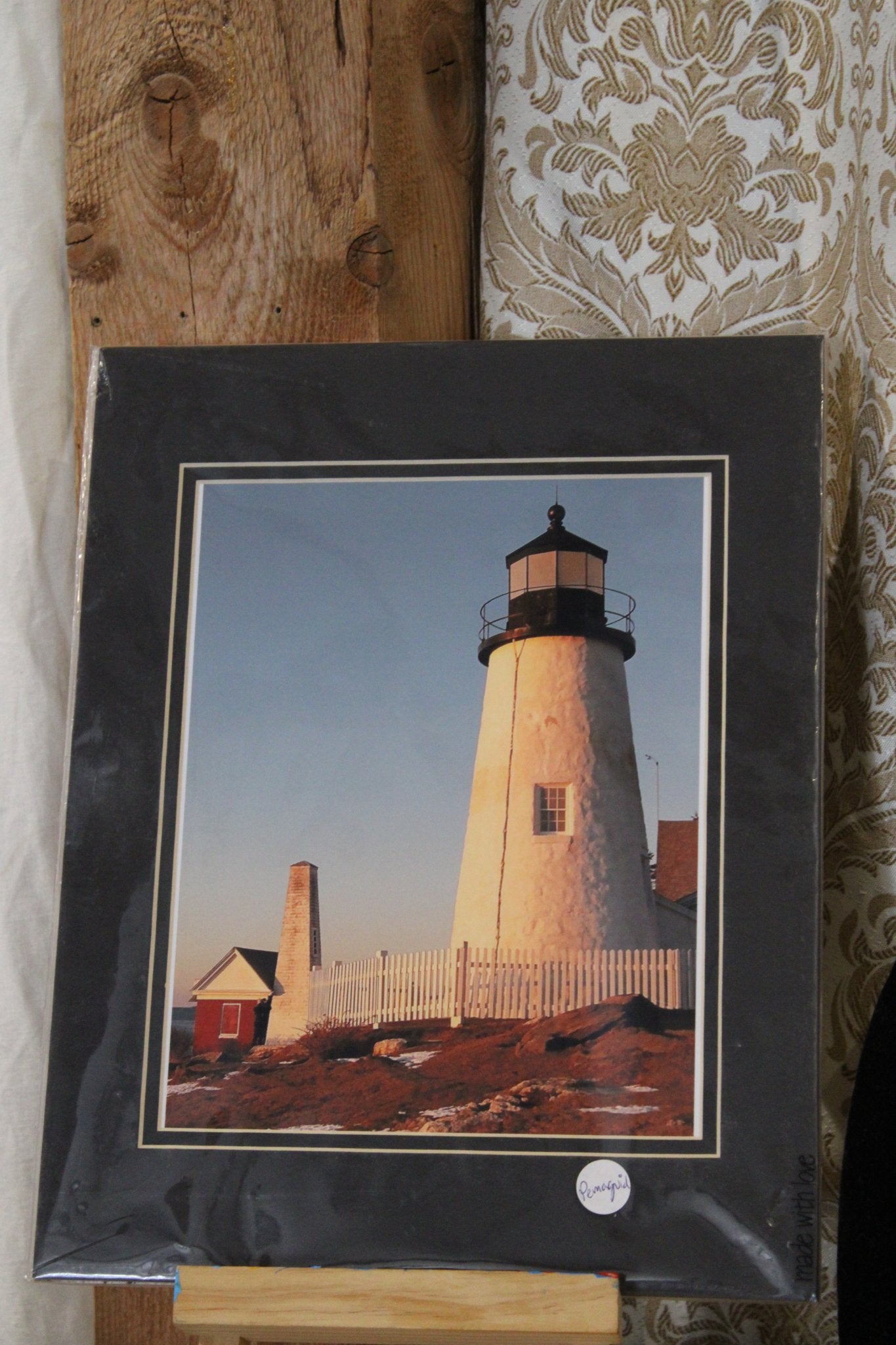 Pemaquid Lighthouse Golden 8x10"