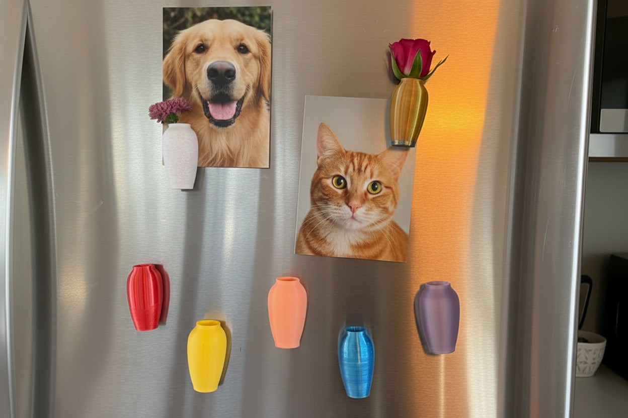 Wildflower Tiny Vase Magnet