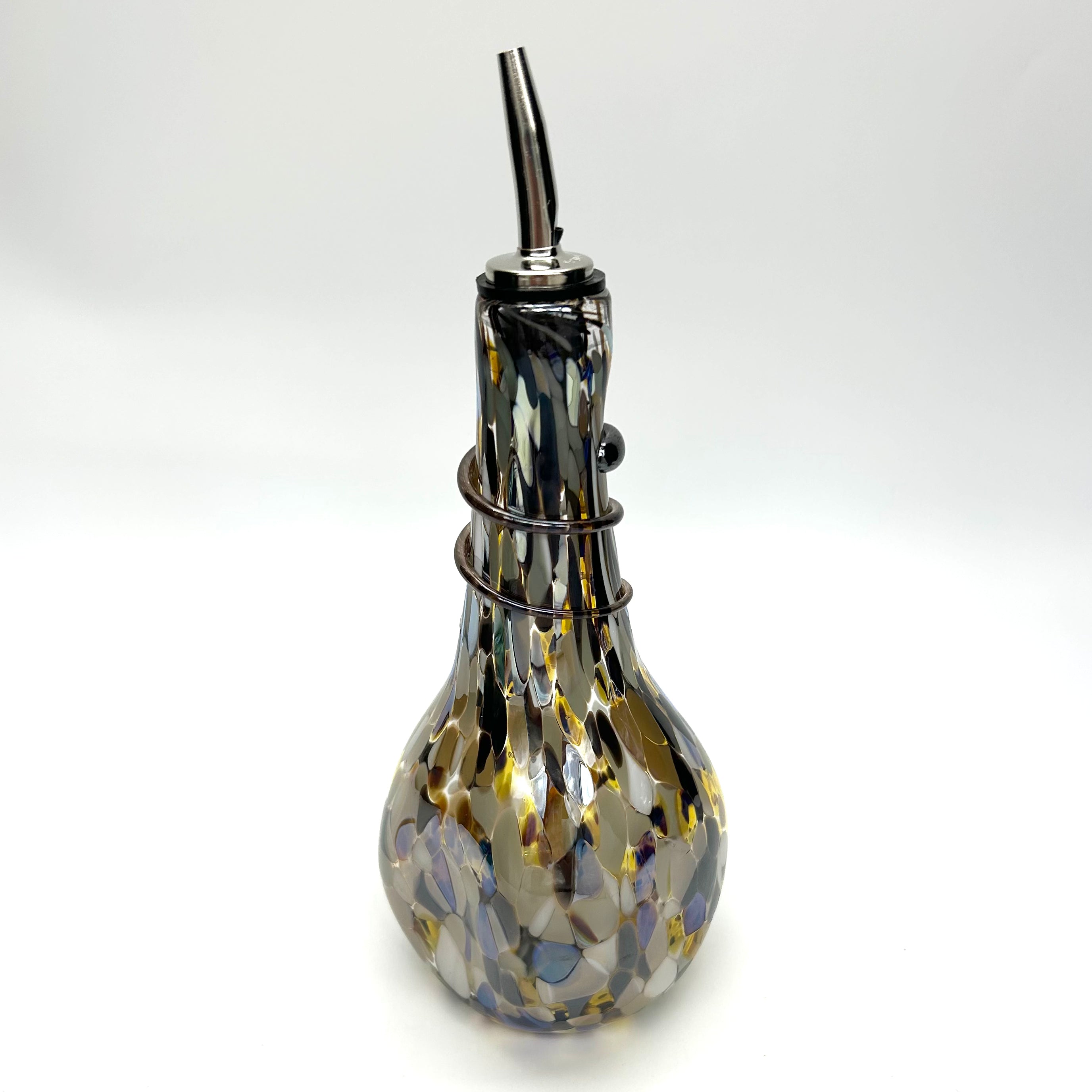 Square Glass Oil Bottle