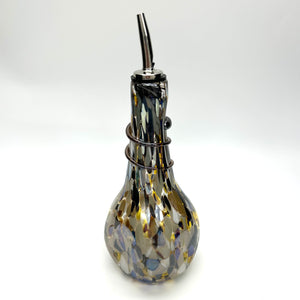 Square Glass Oil Bottle by Glass Rocks