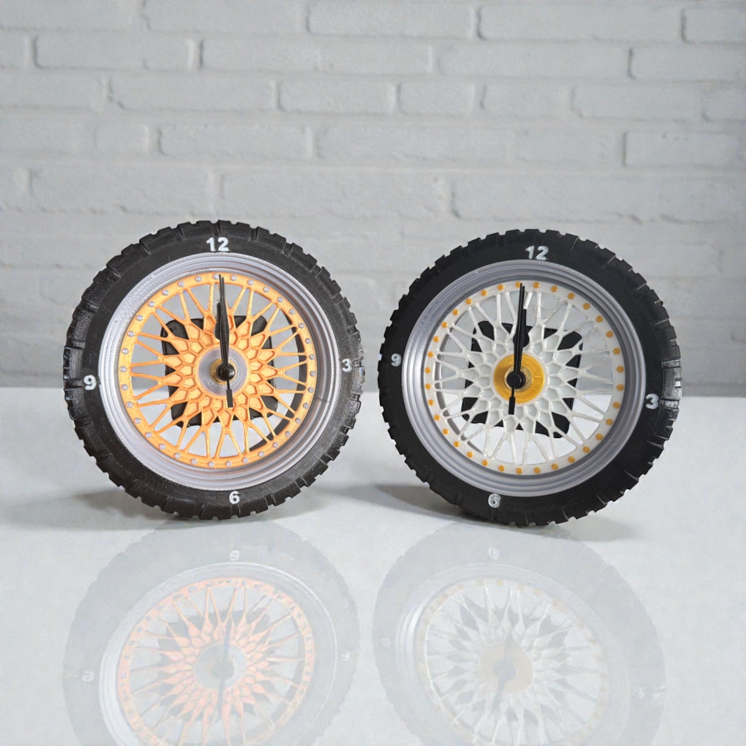 Wheely Tire’d Clock