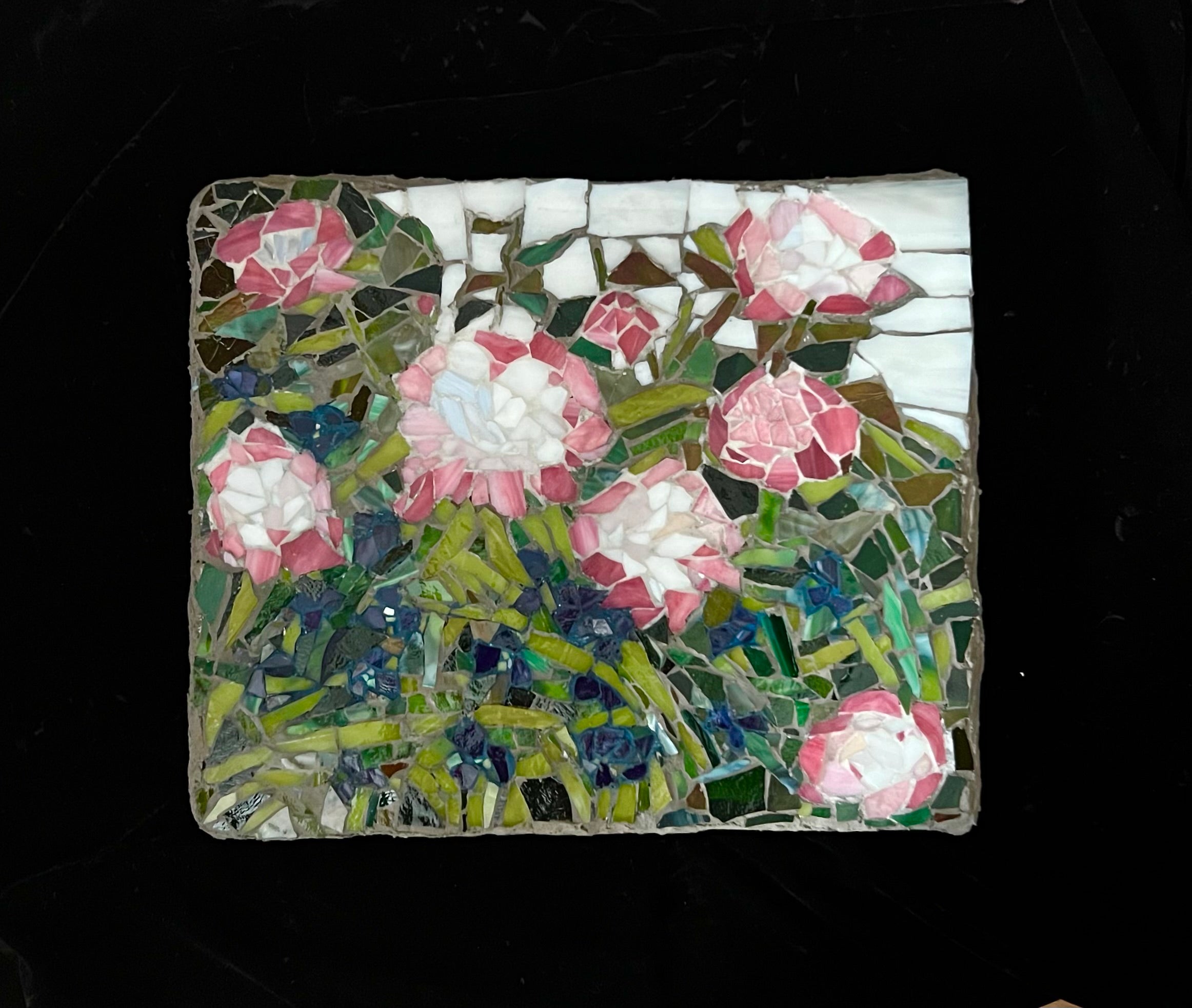 Peonies and Spiderwort