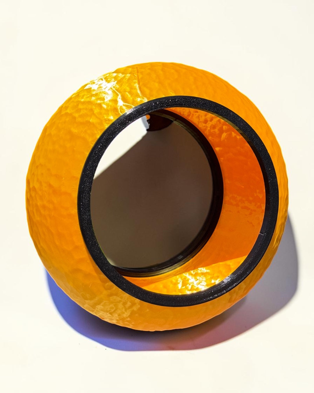 Hammered Round Bird Feeder