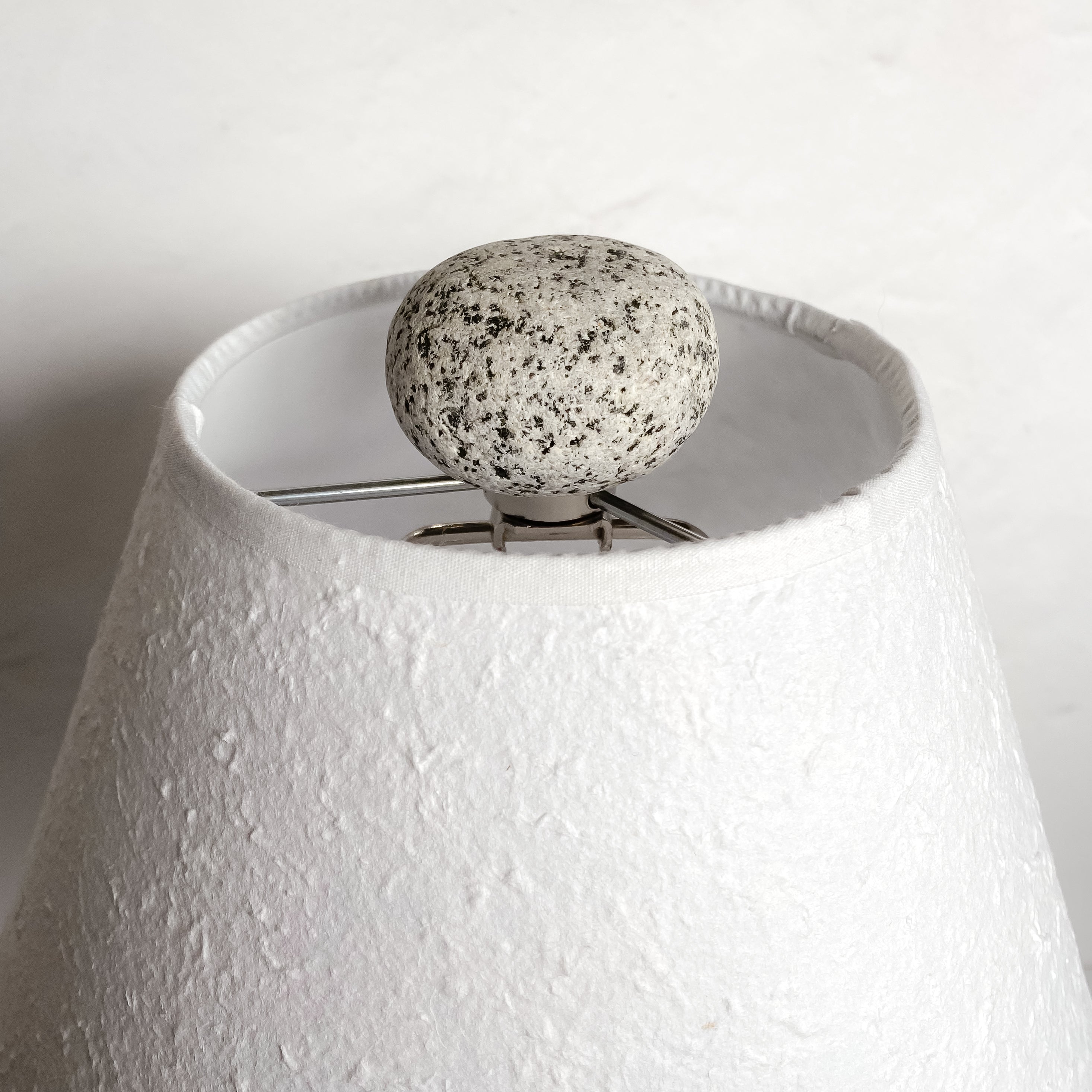 Coastal Cottage Lamp with Finial & Shade
