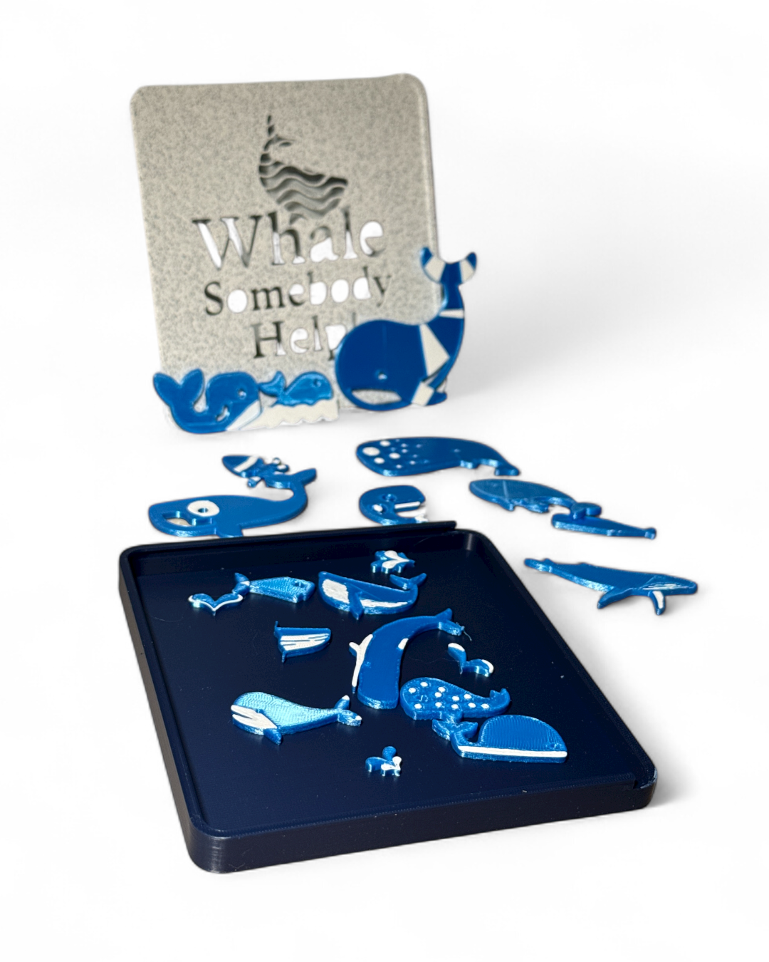 Whale Somebody Help! – 3D-Printed Whale Puzzle