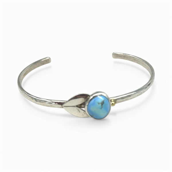 Hammered Oval Wire Cuff by Stephanie Robinson