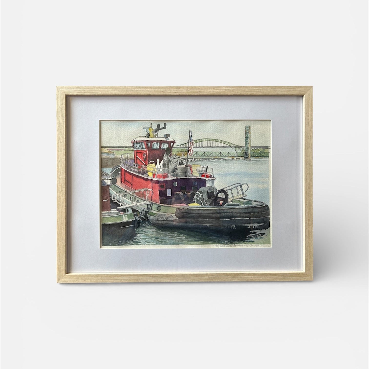 Tugboat Alley Between the Bridges, Portsmouth