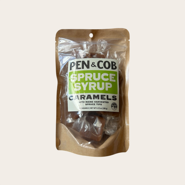 Spruce Syrup Caramels