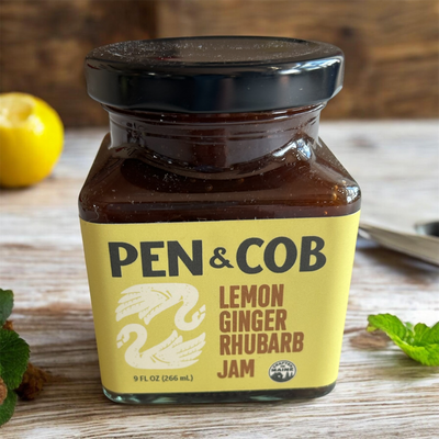 Lemon Ginger Rhubarb Jam